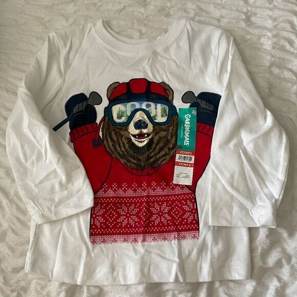 BOYS Nwt Long Sleeve Tee Shirt - Picture 1 of 2